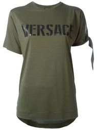 футболка с принтом логотипа  Versace