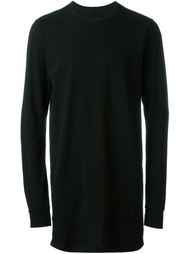 удлиненный топ с длинными рукавами Rick Owens DRKSHDW