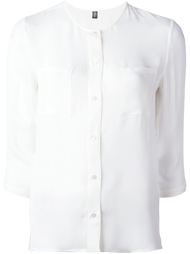 блузка с нагрудными карманами Eleventy