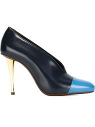 туфли с контрастным носком Lanvin