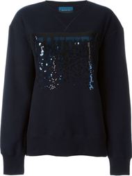 толстовка с пайетками  Doublet