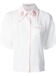 рубашка с контрастной окантовкой Olympia Le-Tan