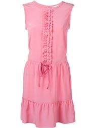 платье с оборками  Red Valentino