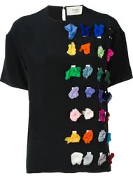 футболка с разноцветной аппликацией  Ports 1961