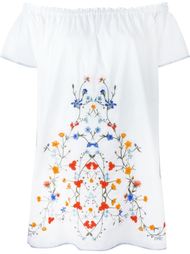 платье с цветочной вышивкой Tory Burch