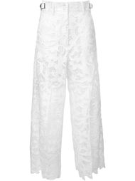 кружевные брюки  Sacai