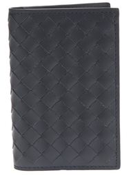плетёный бумажник Bottega Veneta