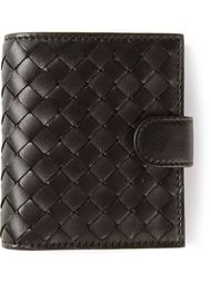 плетёный бумажник Bottega Veneta