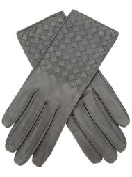 перчатки с фирменным плетением Bottega Veneta