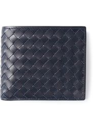 плетёный бумажник Bottega Veneta