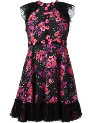 расклешенное платье с цветочным принтом  Giamba