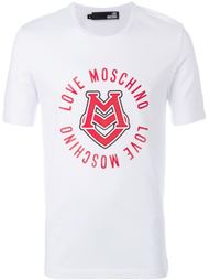 футболка с принтом логотипа Love Moschino