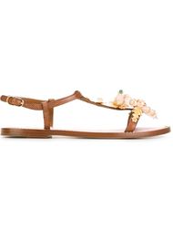 декорированные сандалии  Dolce &amp; Gabbana