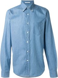 джинсовая рубашка Gant Rugger