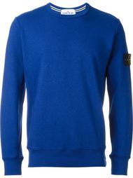 джемпер с нашивкой-логотипом на рукаве Stone Island