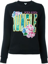 толстовка с вышивкой  Kenzo