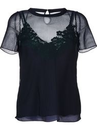 многослойный кружевной топ Sacai