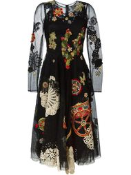 платье с прозрачным слоем Dolce &amp; Gabbana
