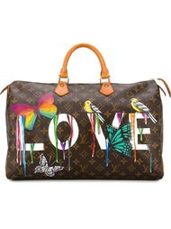 сумка-тоут 'Speedy' с принтом 'dripping love' Louis Vuitton Vintage