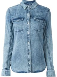 джинсовая рубашка на кнопках Calvin Klein Jeans