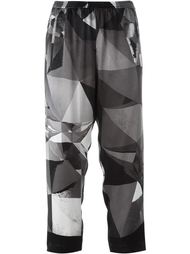укороченные брюки с геометрическим принтом Ilaria Nistri