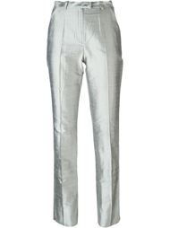 классические брюки с отделкой металлик Romeo Gigli Vintage