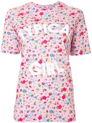 футболка с принтом 'Typical Girl'  Love Moschino
