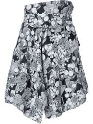 асимметричная юбка с принтом  Carven