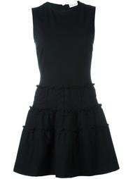расклешенное платье с оборками Red Valentino