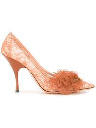 кружевные туфли Rochas
