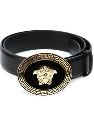 ремень с круглой пряжкой 'Medusa' Versace