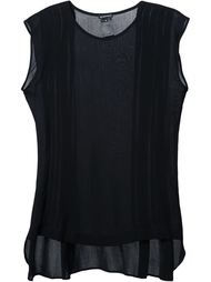 топ с неравномерным подолом  Ann Demeulemeester