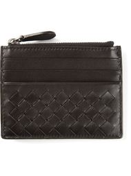 плетёная визитница Bottega Veneta