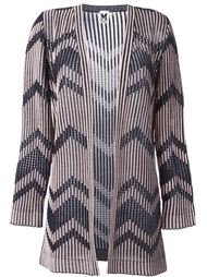 кардиган в рубчик с зигзагообразным принтом Missoni