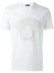 футболка с вышивкой 'Medusa' Versace