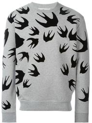 толстовка с аппликацией ласточек McQ Alexander McQueen