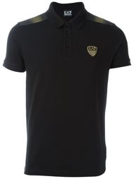 футболка-поло с вышитым логотипом Ea7 Emporio Armani
