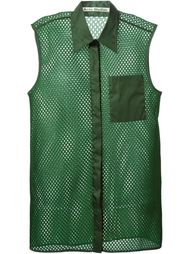 перфорированная рубашка без рукавов Acne Studios