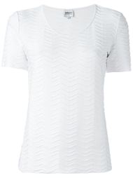 фактурная футболка  Armani Collezioni