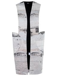 abstract print vest Fernanda Yamamoto