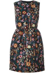 платье с цветочным принтом  Red Valentino