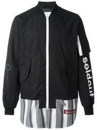 куртка-бомбер с панельным дизайном  Sold Out Frvr