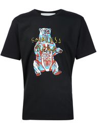 футболка с принтом медведя Agi &amp; Sam