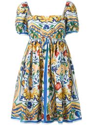летнее платье с принтом Dolce &amp; Gabbana