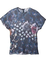 прозрачная футболка с цветочным принтом Dorothee Schumacher
