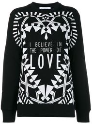 толстовка 'I Believe In The Power Of Love' Givenchy