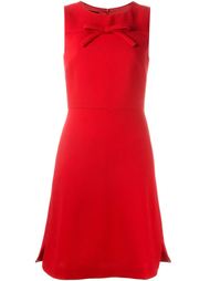 приталенное платье с бантом Boutique Moschino