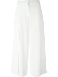 плиссированные укороченные брюки T By Alexander Wang