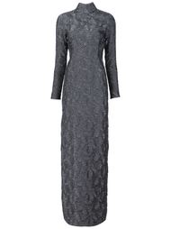 фактурное вечернее платье  Christian Siriano