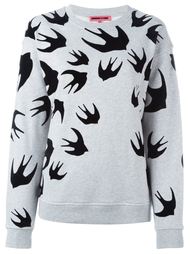 толстовка с принтом 'Swallow Swarm' McQ Alexander McQueen